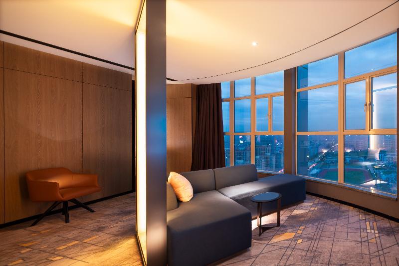Grand Skylight International Hotel Haoyue Shenzhen Baoan Int'L Exhibition Center Exterior foto